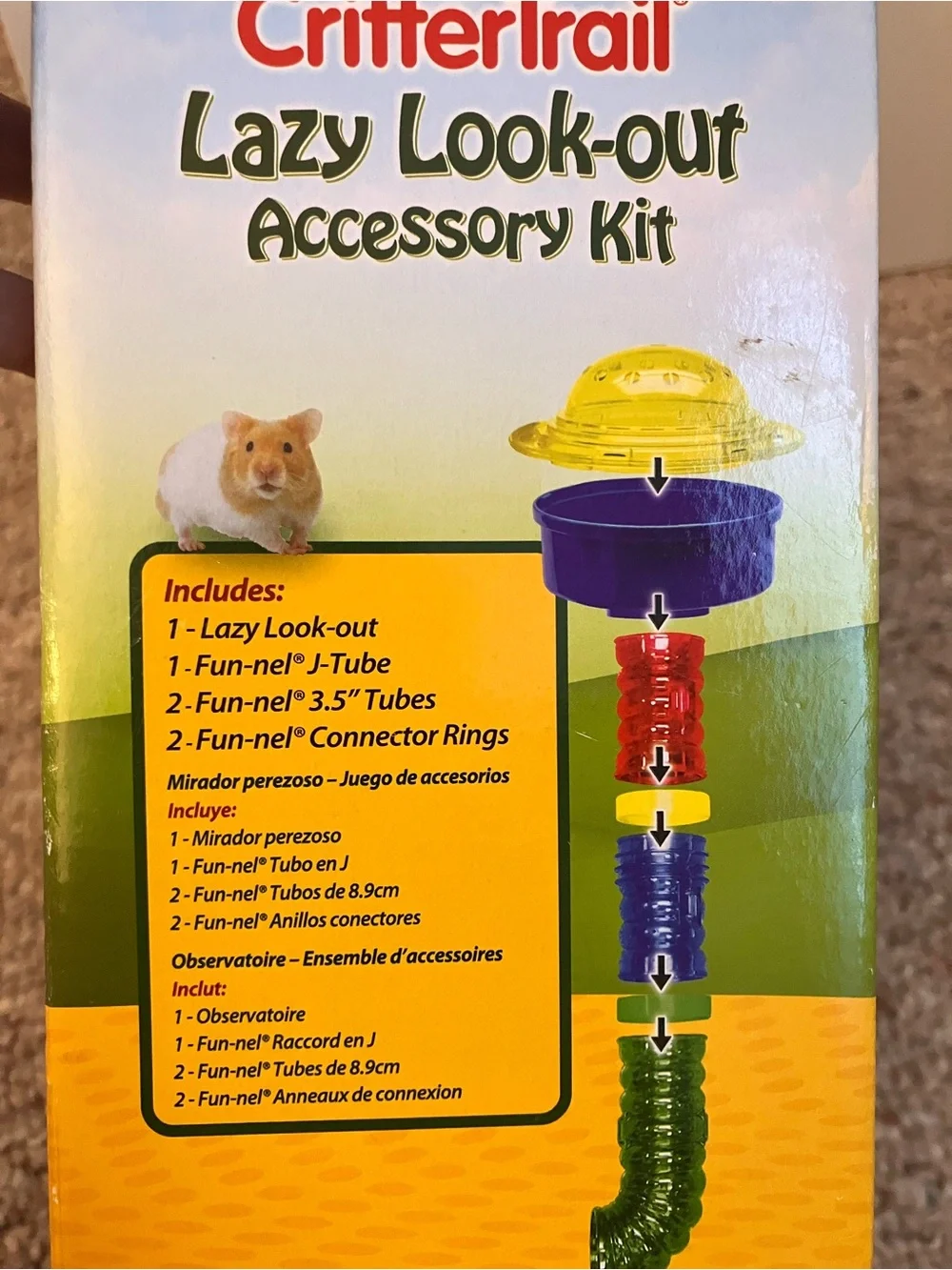 New Kaytee CritterTrail Lazy Look-out Accessory Kit